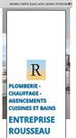 Mobile Screenshot of entreprise-rousseau.fr